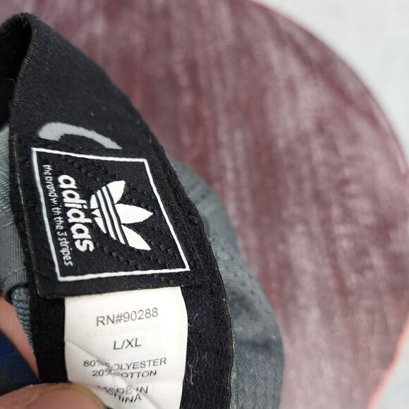 Adidas Gray Mesh Baseball Cap  L/XL  Stretch - Picture 10 of 10